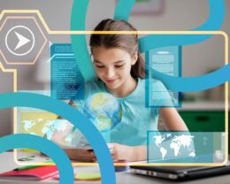 Image for Futuro das escolas interativas: educação e tecnologia em transformação