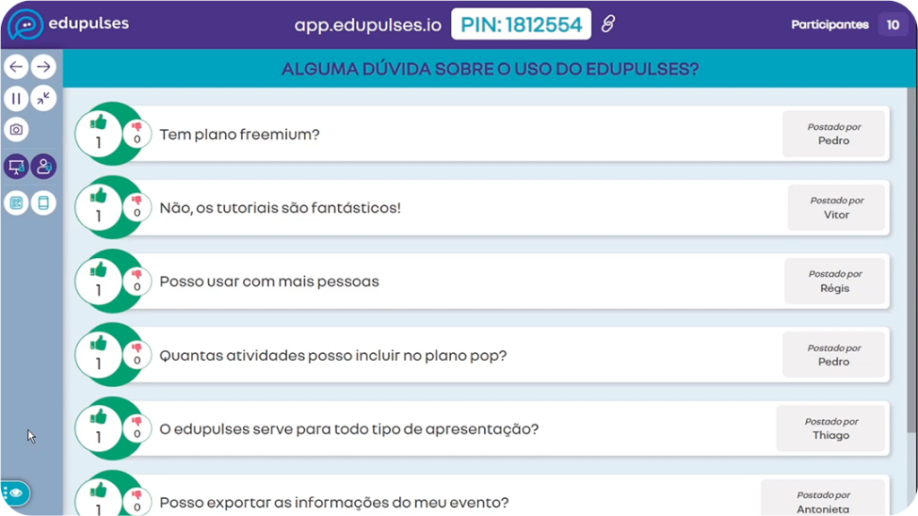 PERGUNTE AO ISNTRUTOR